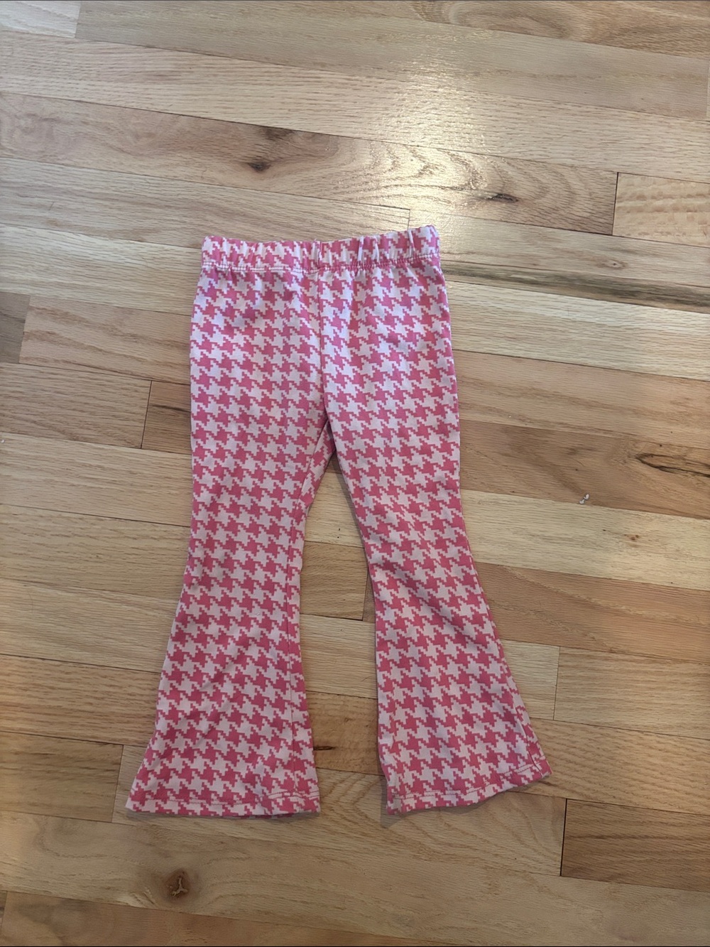 Toddler pink flare leggings 18M